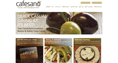 Desktop Screenshot of cafesano.com